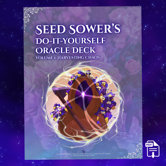Seed Sower's DIY Oracle Deck (digital product)